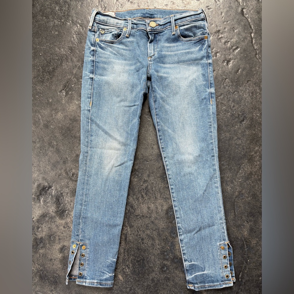 True Religion Light Blue Ankle Jeans
